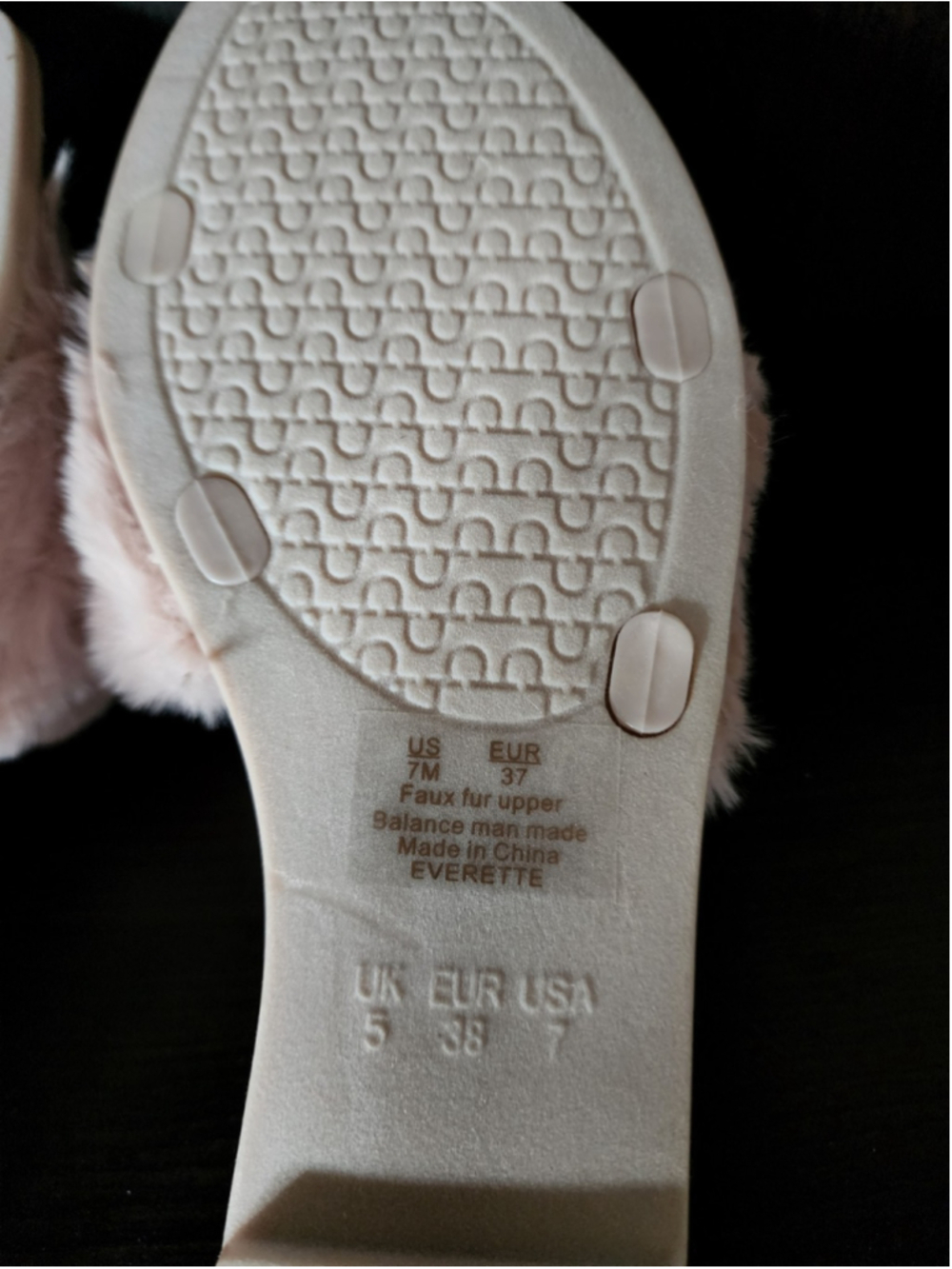 Circus By Sam Edelman Everette Faux Fur Jelly Slippers Sandal 7 M - Beige - Picture 9 of 13
